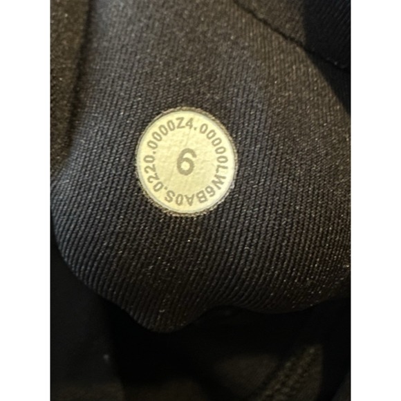 Lululemon Time To Sweat Leggings Womens 6 Black Luxtreme LW6BA0S - Picture 6 of 9